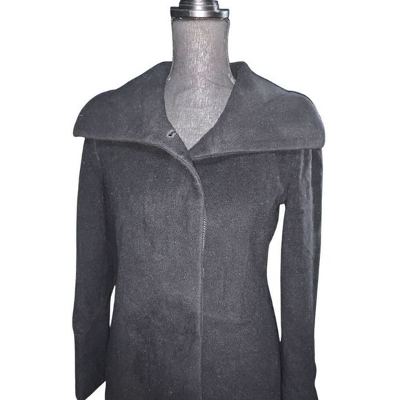 Cole Haan Wool Blend Pea Coat - Picture 2 of 7